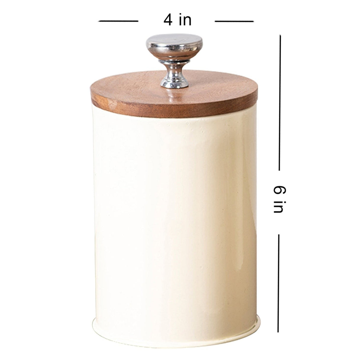Kitchen Canister Jars Cream Set of 3