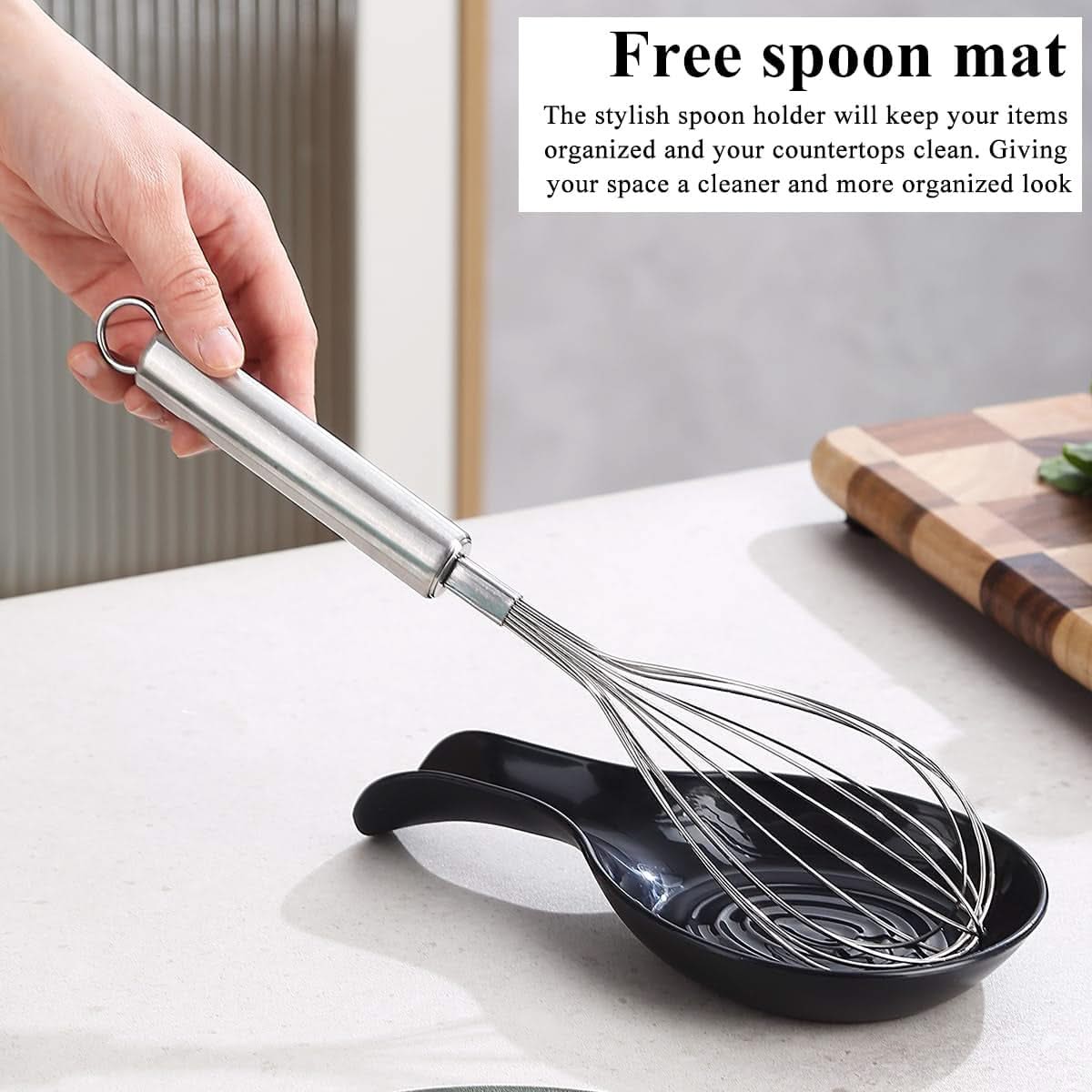 38-Piece Stainless Steel Cooking Utensils Set – Includes Spoons, Spatulas, and Sturdy Utensil Holder, Dishwasher Safe