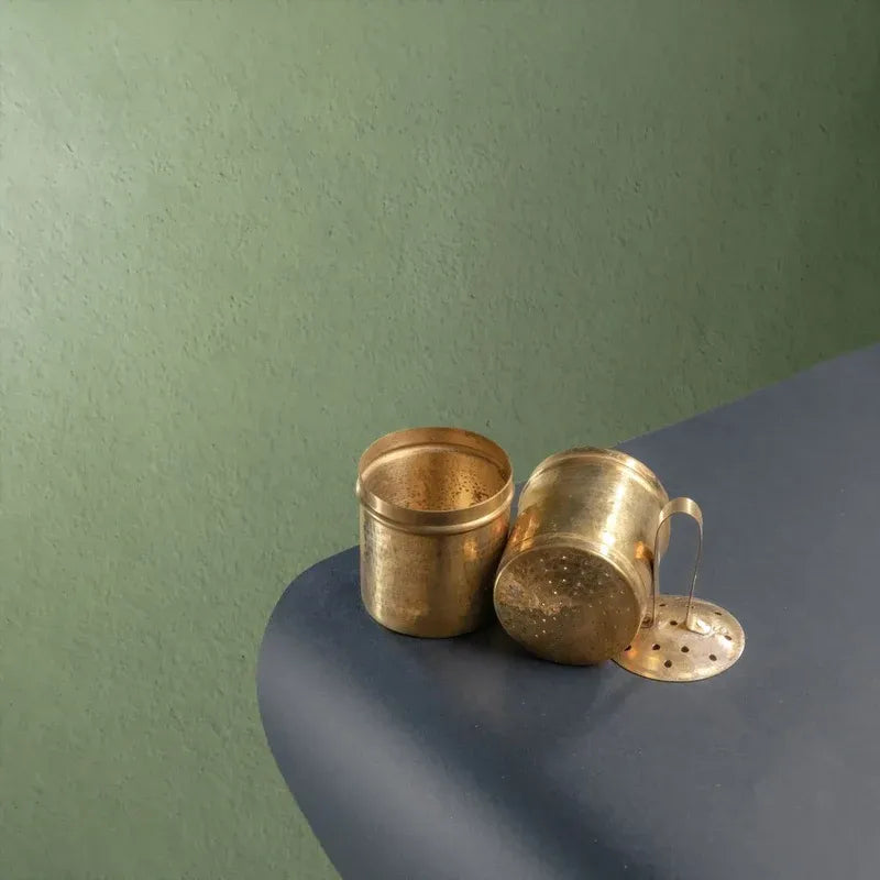 Traditional Brass Coffee Filter