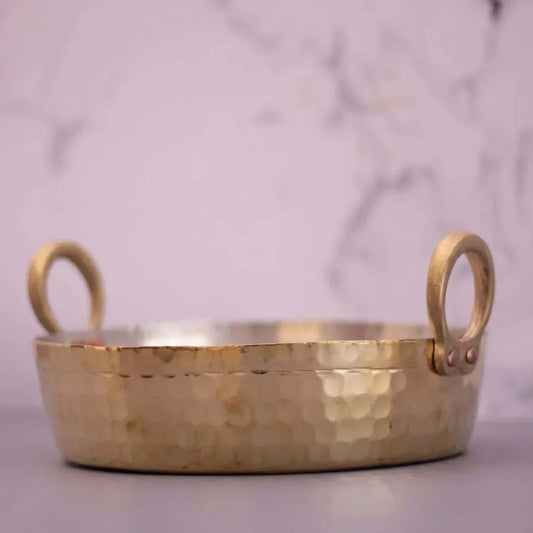 Brass Cooking Pan Jalebi Pan