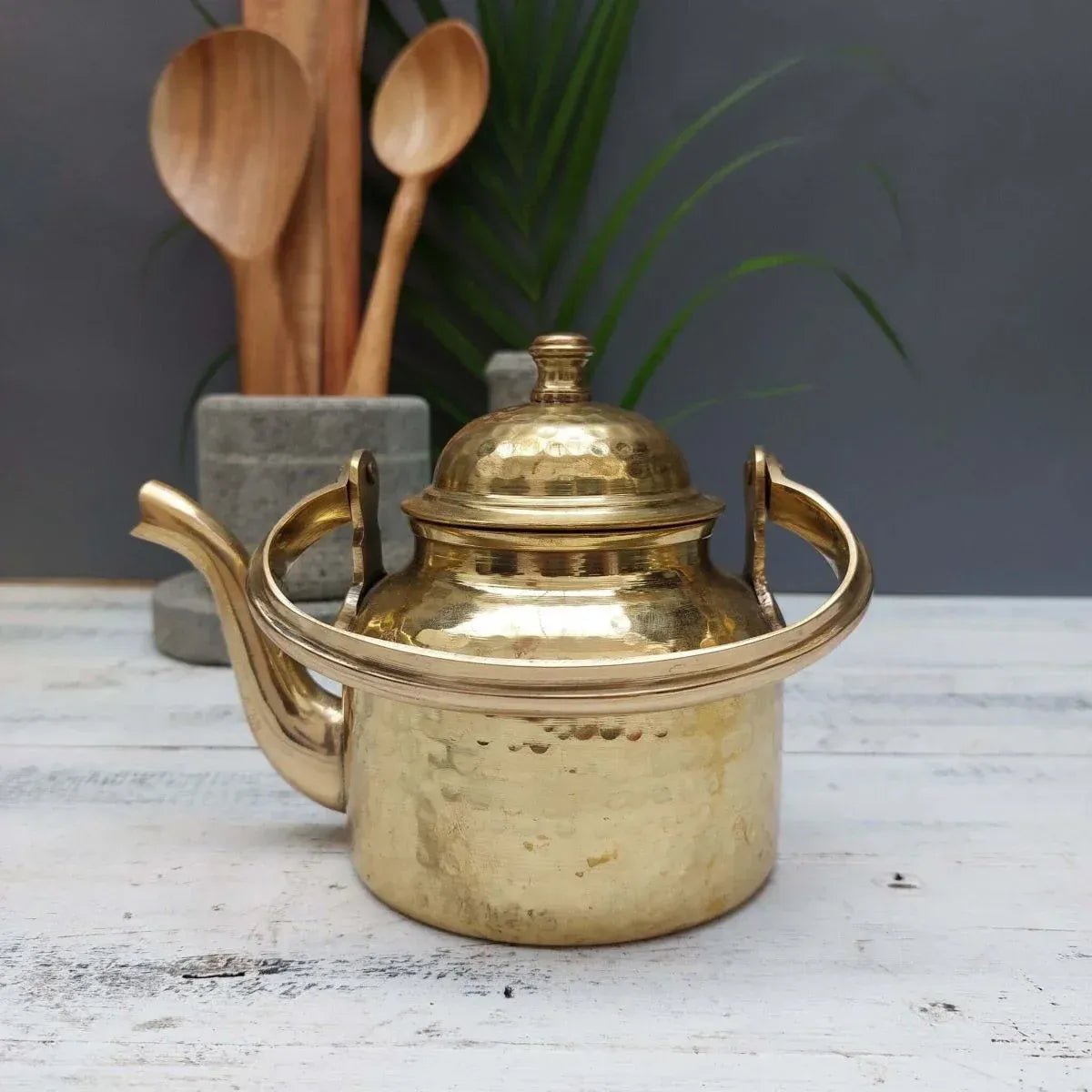 Brass Kettle Tea Pot Medium