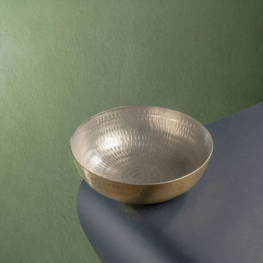 Brass Tasla Deep Kadai Without Handle - Small