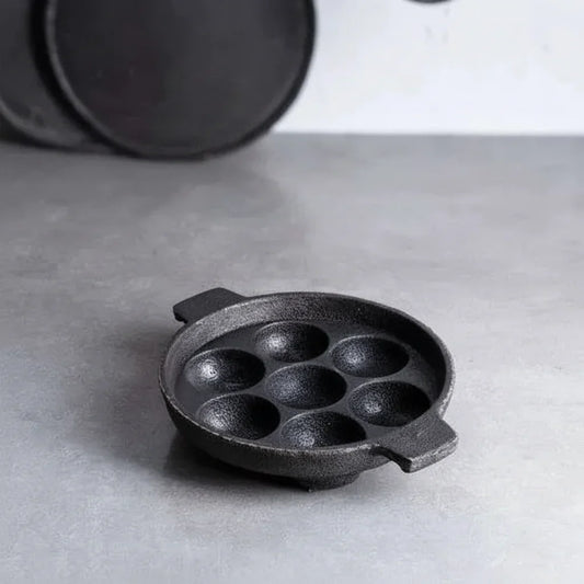 Cast Iron Kuzhi Paniyarakal Paddu Appe Tawa