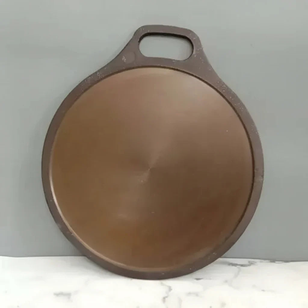 Cast Iron Tawa Smooth Finish Large Induction Friendly
