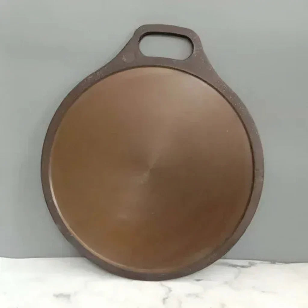 Cast Iron Tawa Smooth Finish Large Induction Friendly