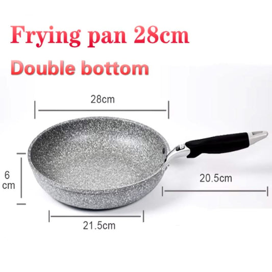 Non-Stick Frying Pan and Wok – Versatile for Pancakes, Eggs, and Everyday Cooking, Compatible with Gas and Induction Stoves