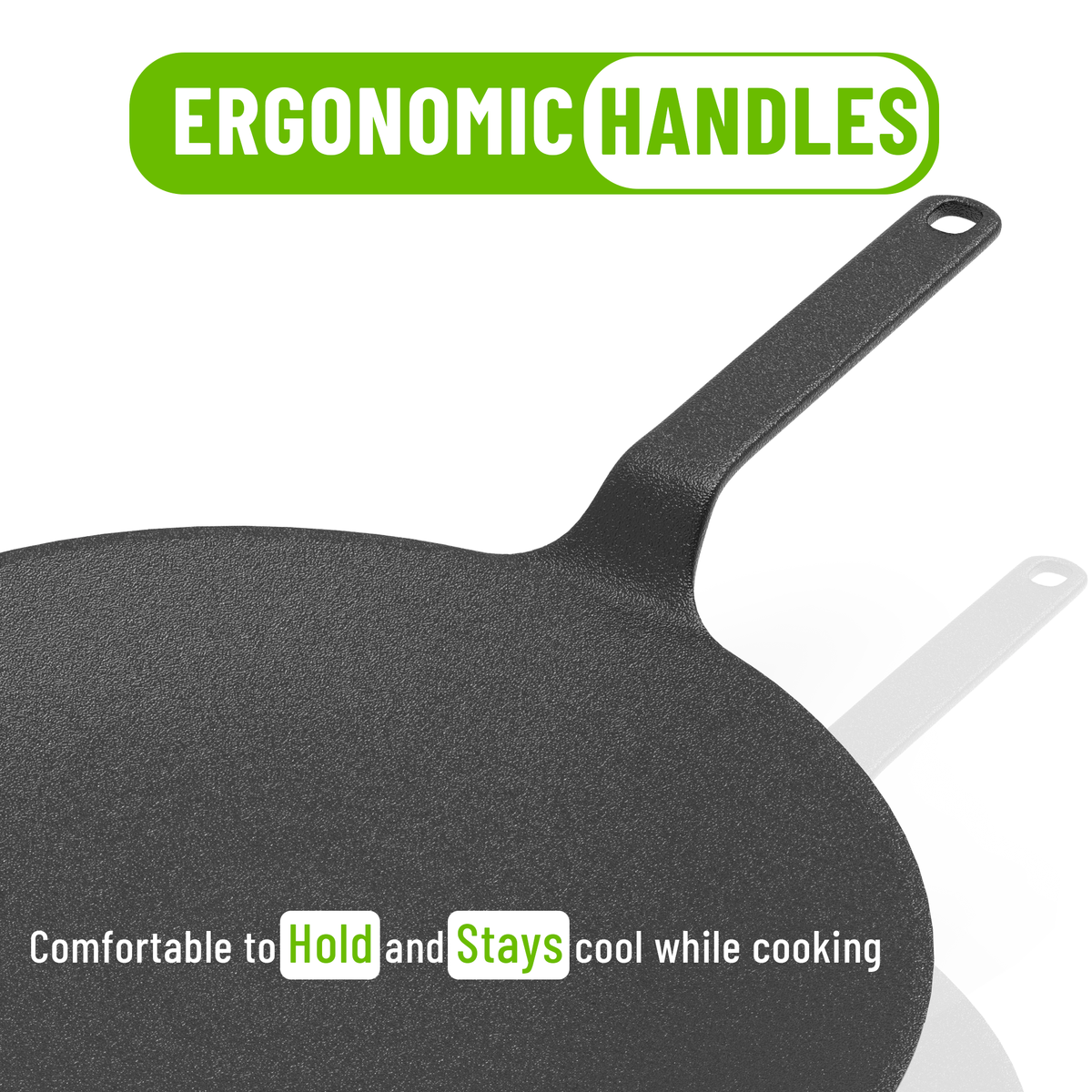 Pre-Seasoned Cast Iron Roti, Chapati Tawa, Iron Tawa Pan, Cast Iron Cookware