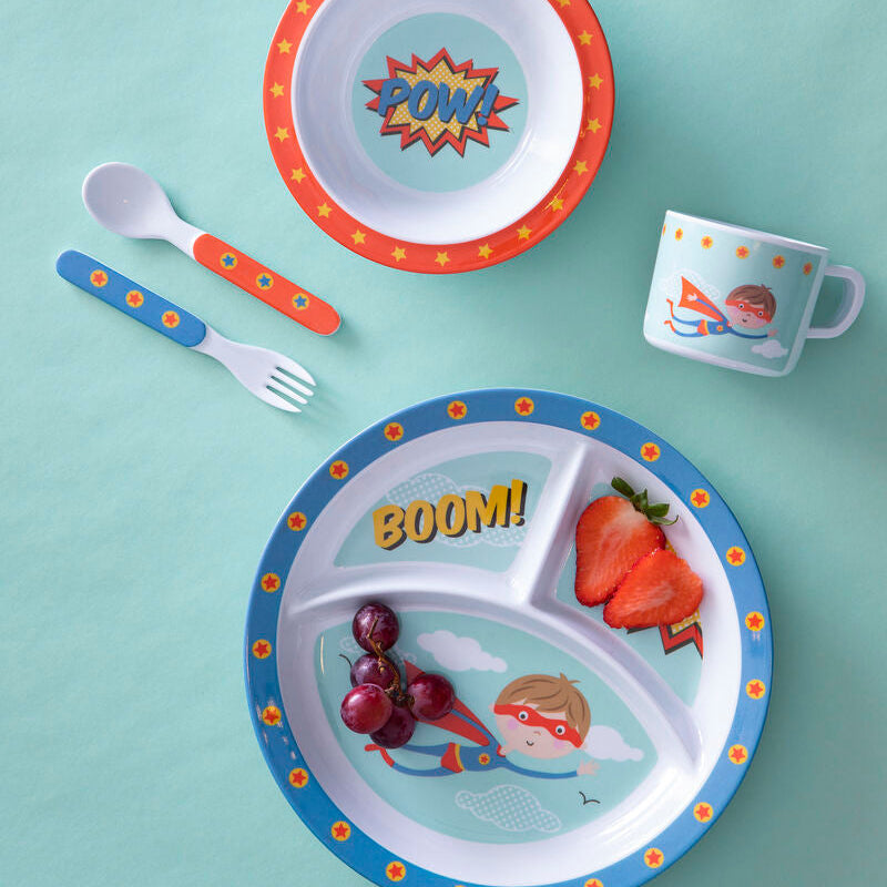 Kids Superhero Dinner Set
