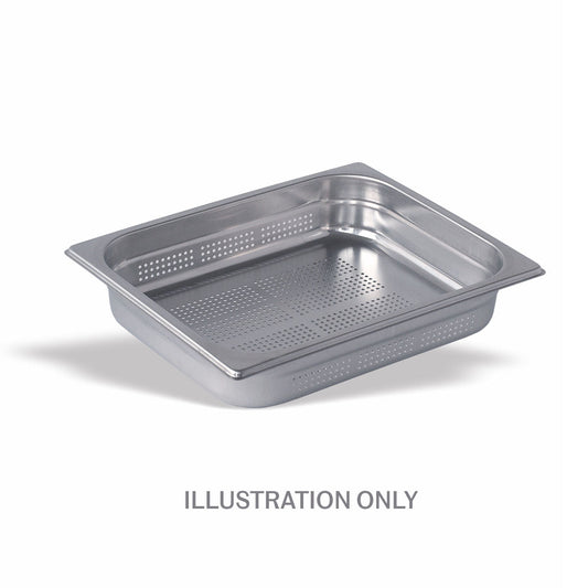 150mm Deep 1/2 Stainless Steel Perforated Gastronorm