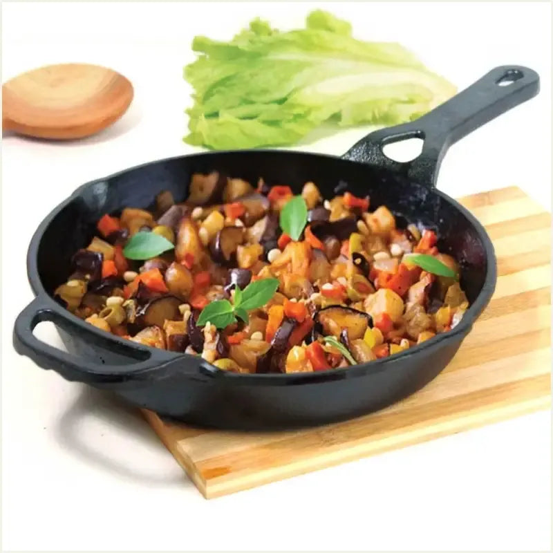 Cast Iron Frying Pan Pre-Seasoned 26.2 cm