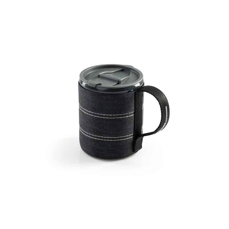 Camping Mug with Handle Black
