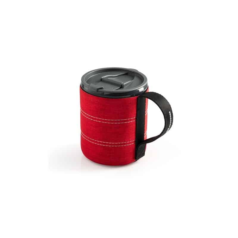 Camping Mug with Handle Red