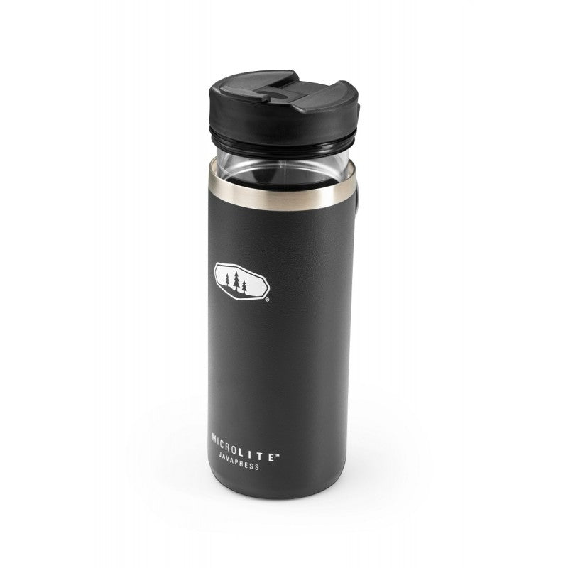 Vacuum-Insulated Stainless Steel Coffee Press Mug