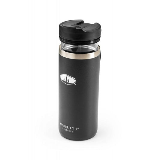 Vacuum-Insulated Stainless Steel Coffee Press Mug