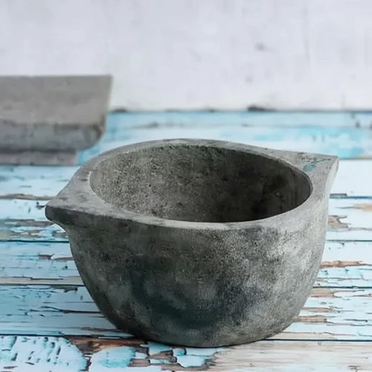 Soapstone Cookware Kalchatti Treated Traditional Stone Vessel Small