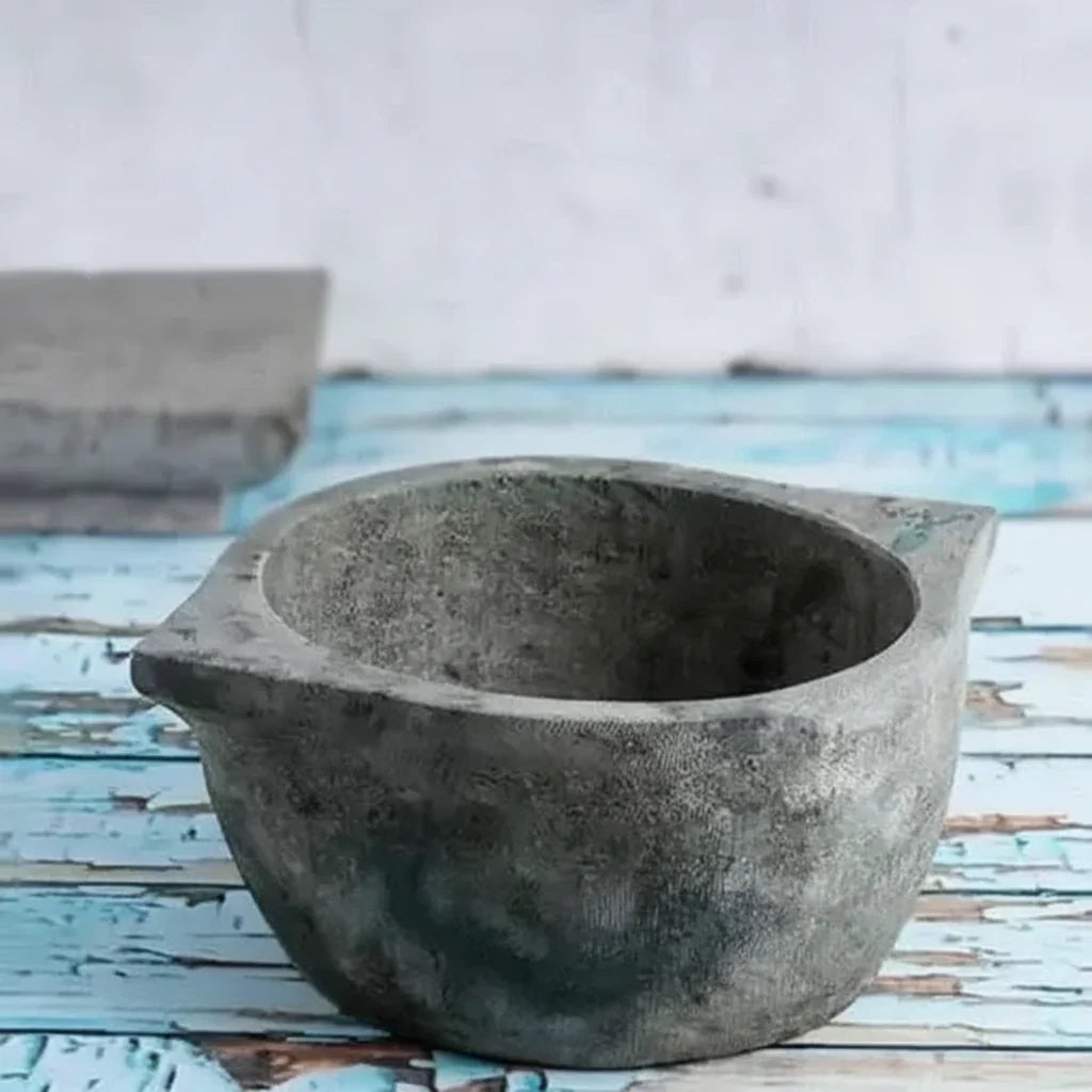 Soapstone Cookware Kalchatti Treated Traditional Stone Vessel Extra Large