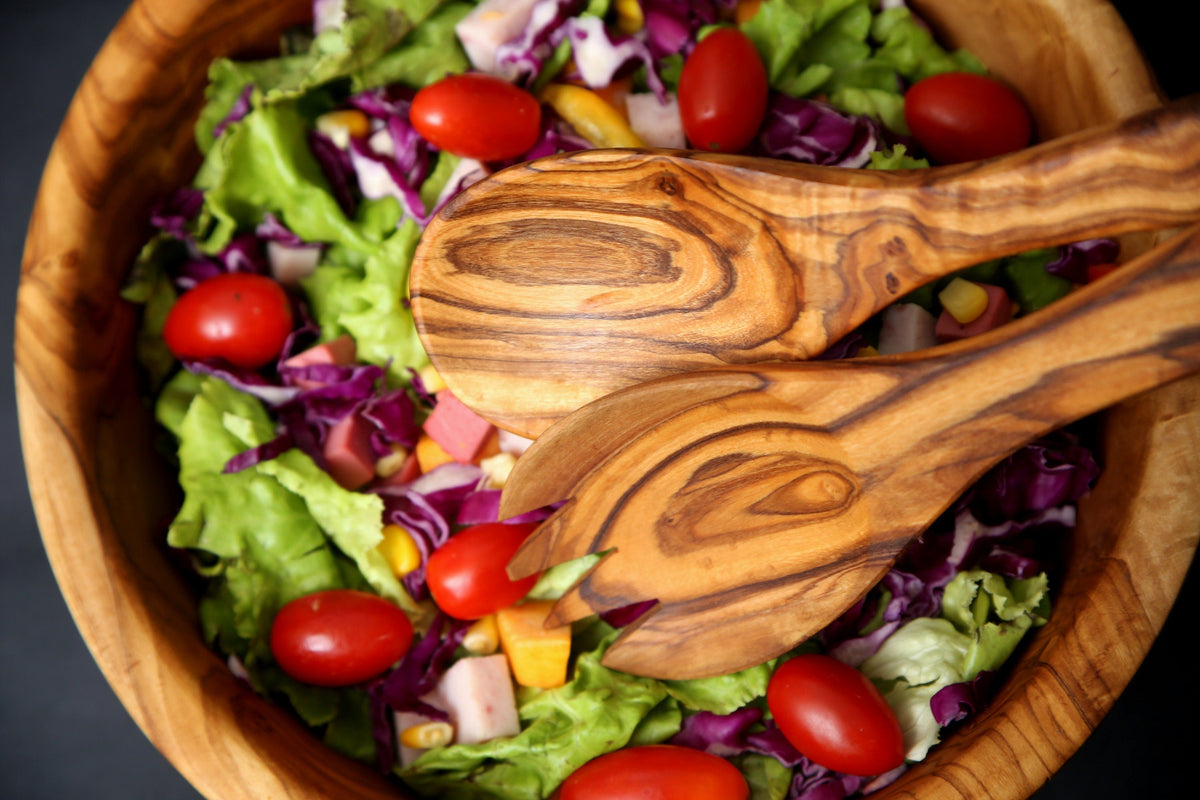 Olive Wood Salad Server 30 cm