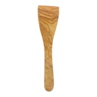 Olive Wood Flat Curved Spatula 30 cm