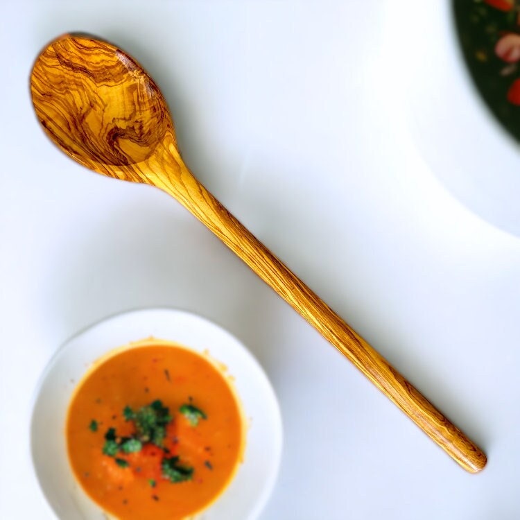Olive Wood Rice Cooking Spoon 37 cm