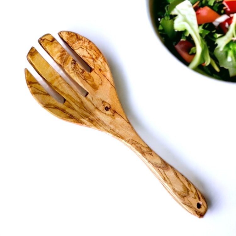 Olive Wood Salad Cutlery
