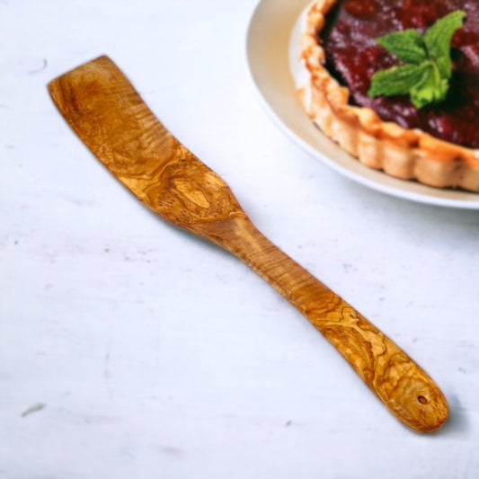 Olive Wood Cake Spatula 35 cm