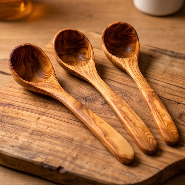 Olive Wood Ladle