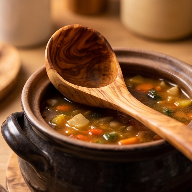 Olive Wood Ladle