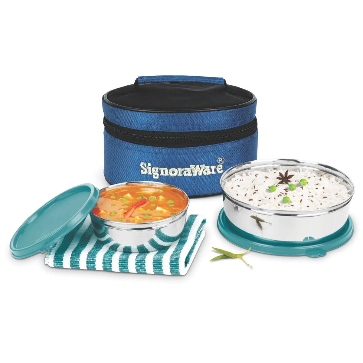 Classic Steel Lunch Box Eblue