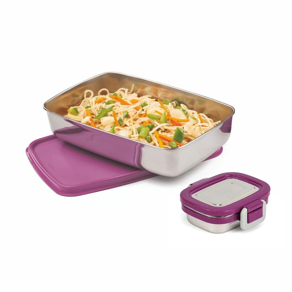 Steel Lunch Box Big Purple