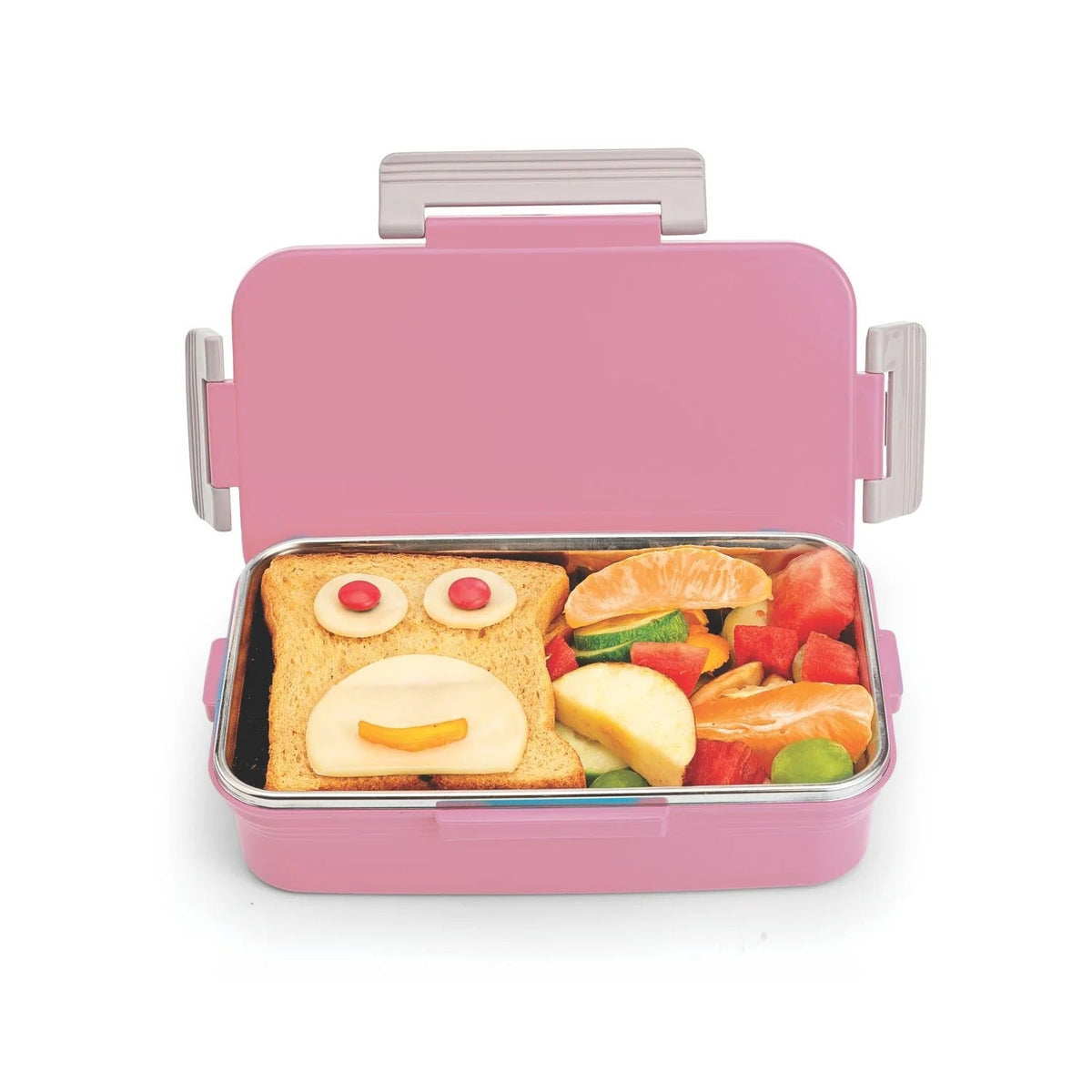 Steel Lunch Box 700 ml Pink