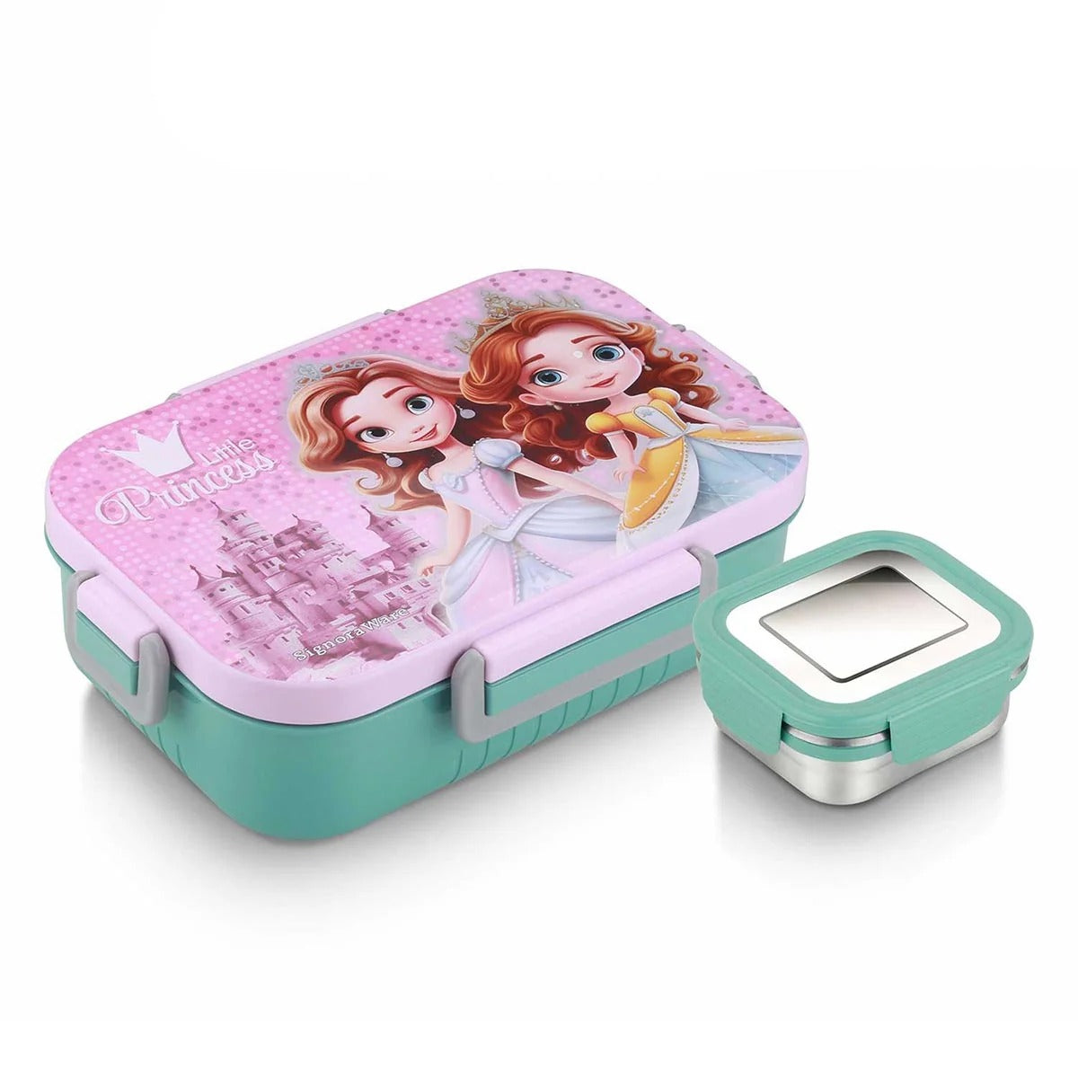 Steel Lunch Box Designer - Design 2 Pink