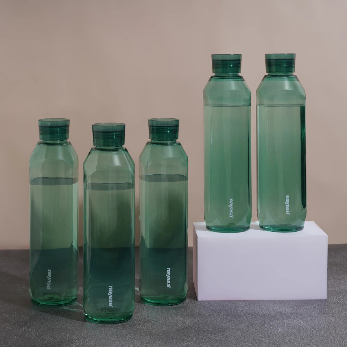 Space Plastic Water Bottle Leak Proof BPA Free Green