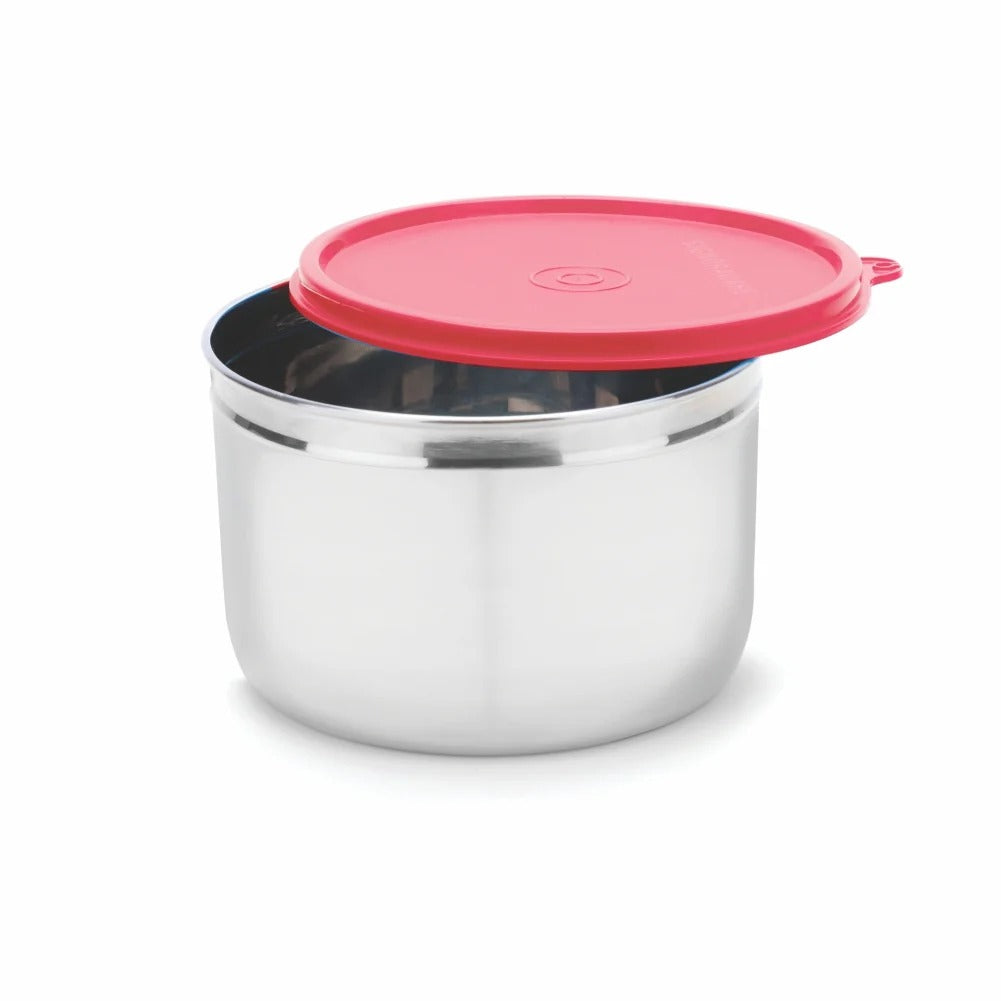 Steel Airtight Container 1.1 L Red