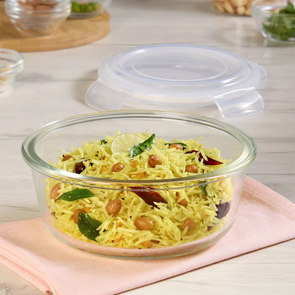 Round Glass Container 950 ml