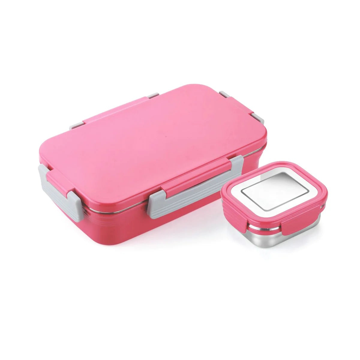 Steel Lunch Box - Nugget Steel Lunch Box Pink