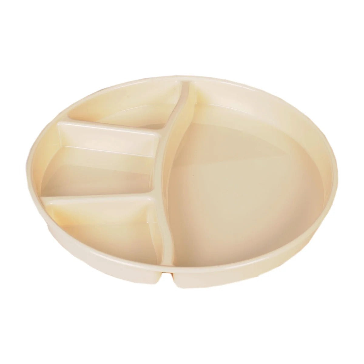 Signoraware Serving Thali Round 1 Piece Off White