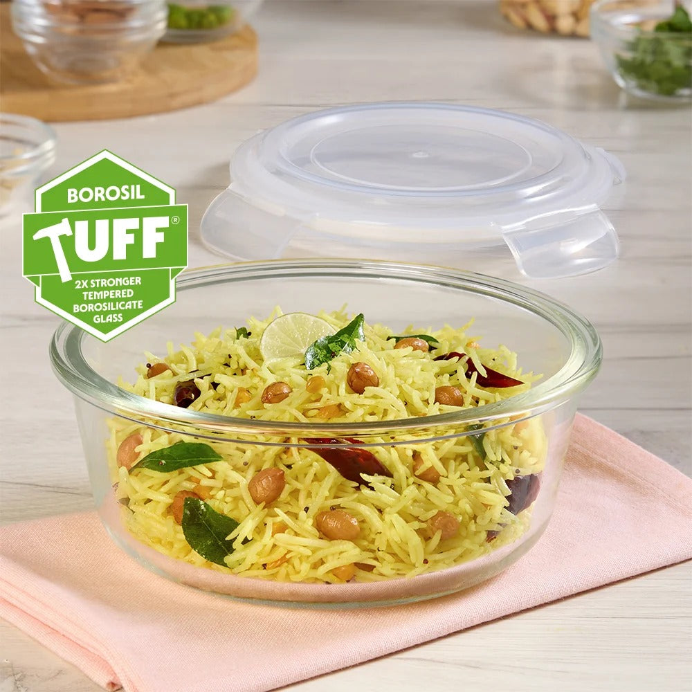 Round Glass Container 950 ml