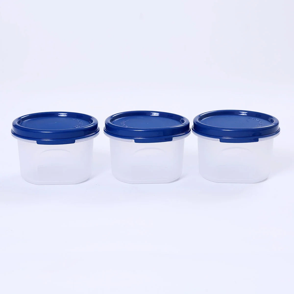 Round Container 200 ml Set of 3 Modular Blue