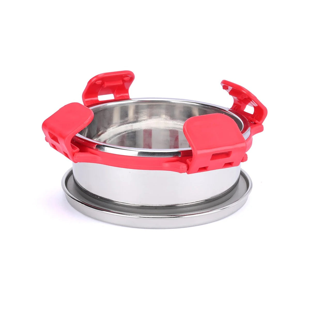 Signoraware All Steel Executive Round Small Container Red