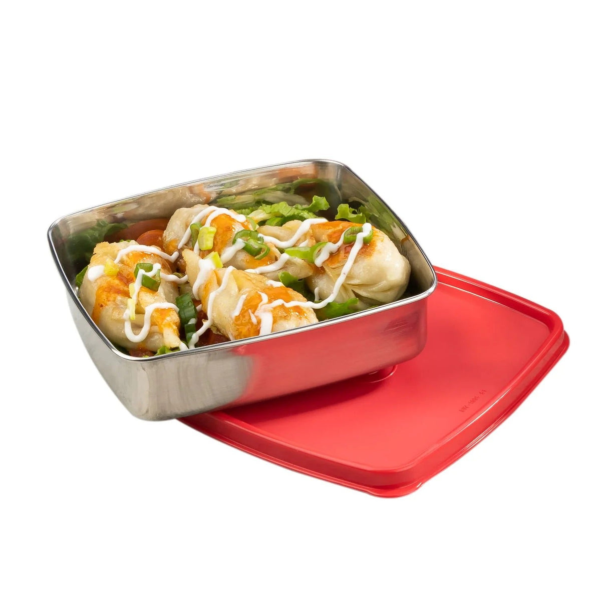 Steel Container 400 ml Red