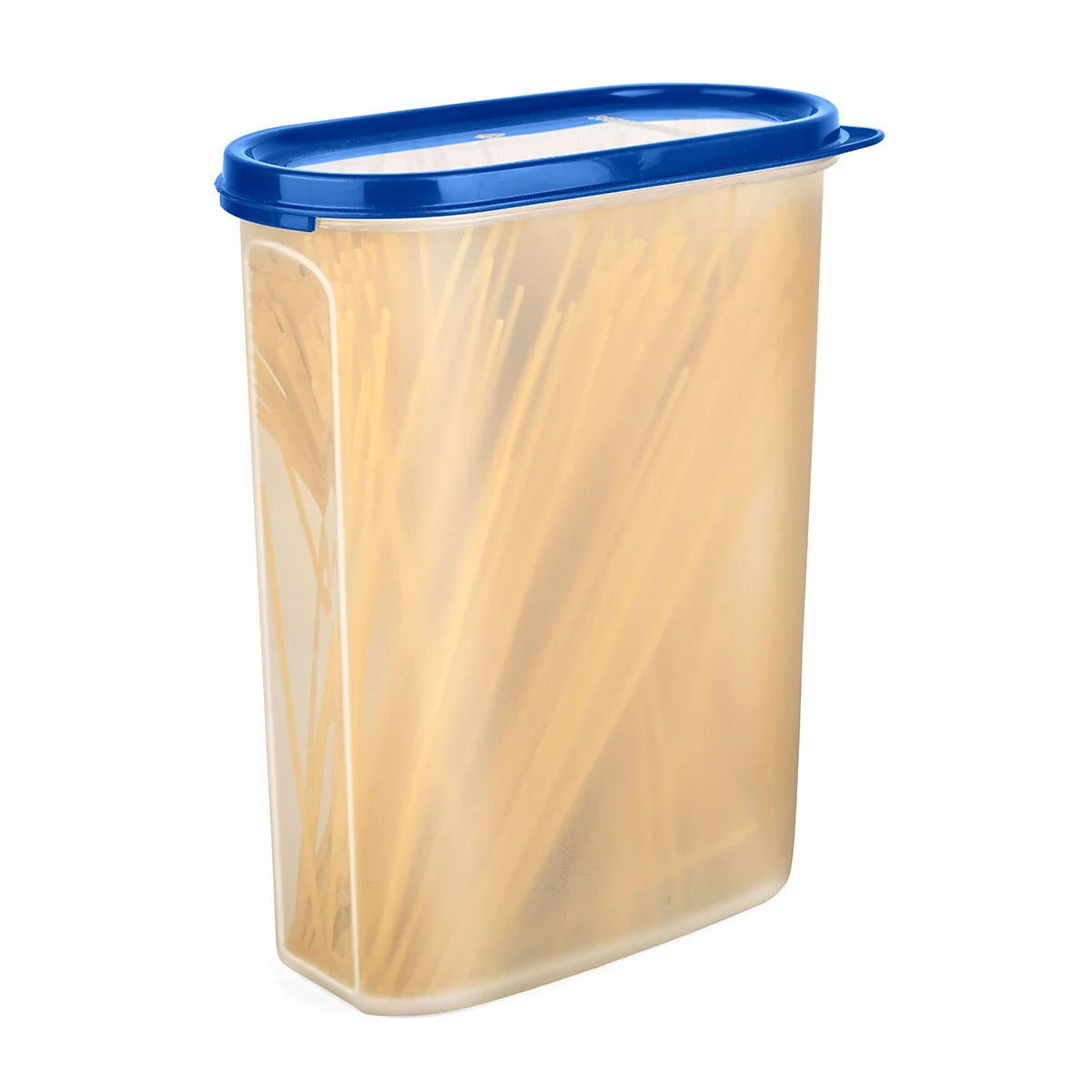 Transparent Top Oval Container No.4 2.3 L Blue