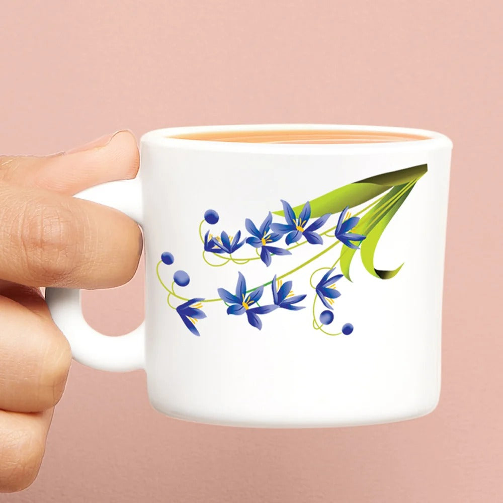 Opalware Lavender Mug 6 Pcs (100 ml x 6)