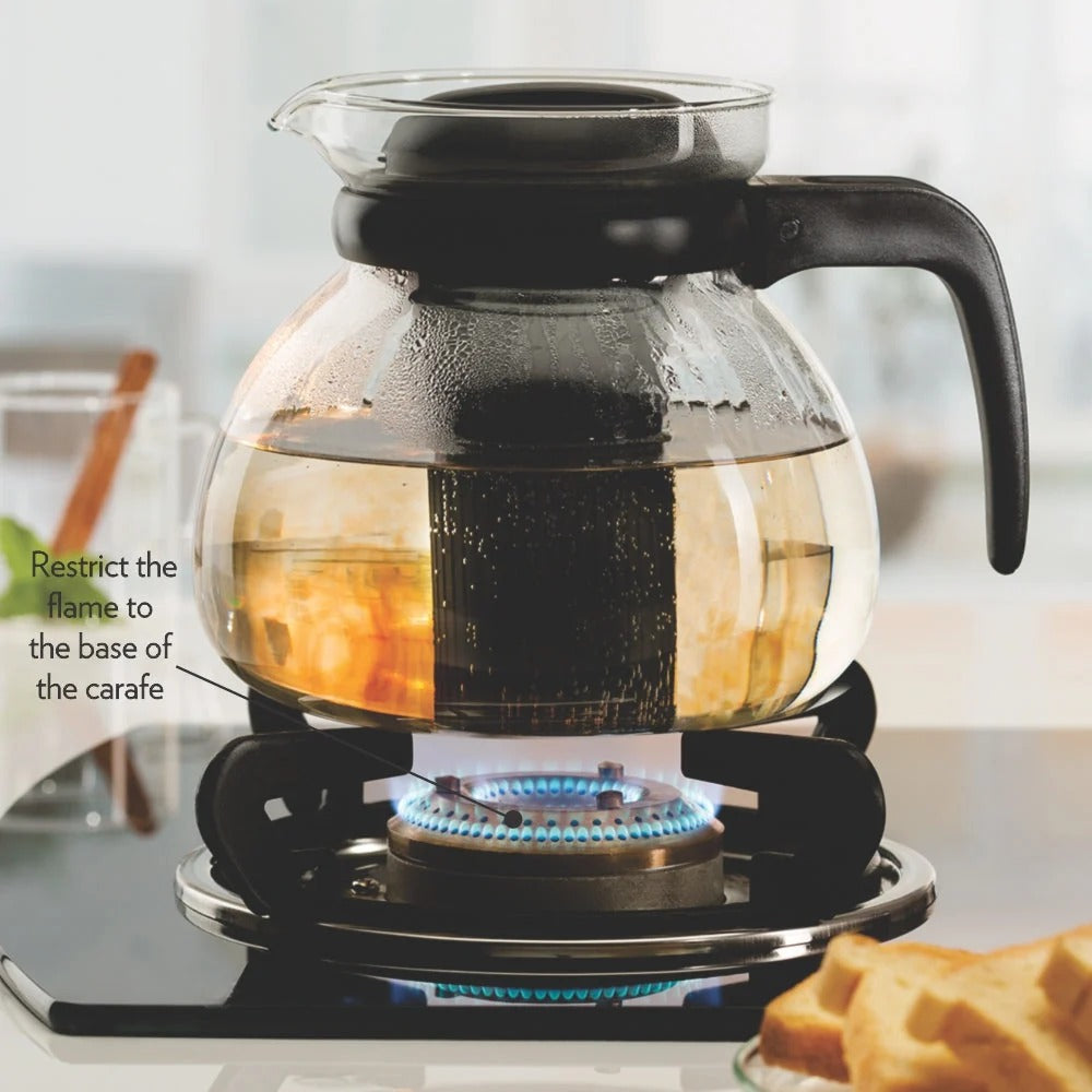 Glass Kettle Tea Coffee Teapot with Infuser 1L