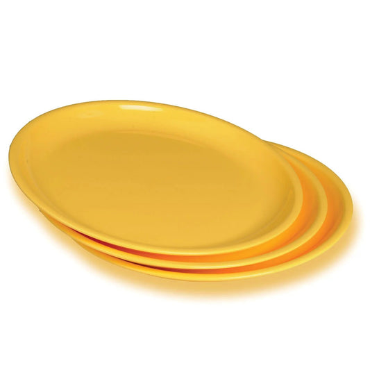 Full Plate Round Set of 3 Yellow