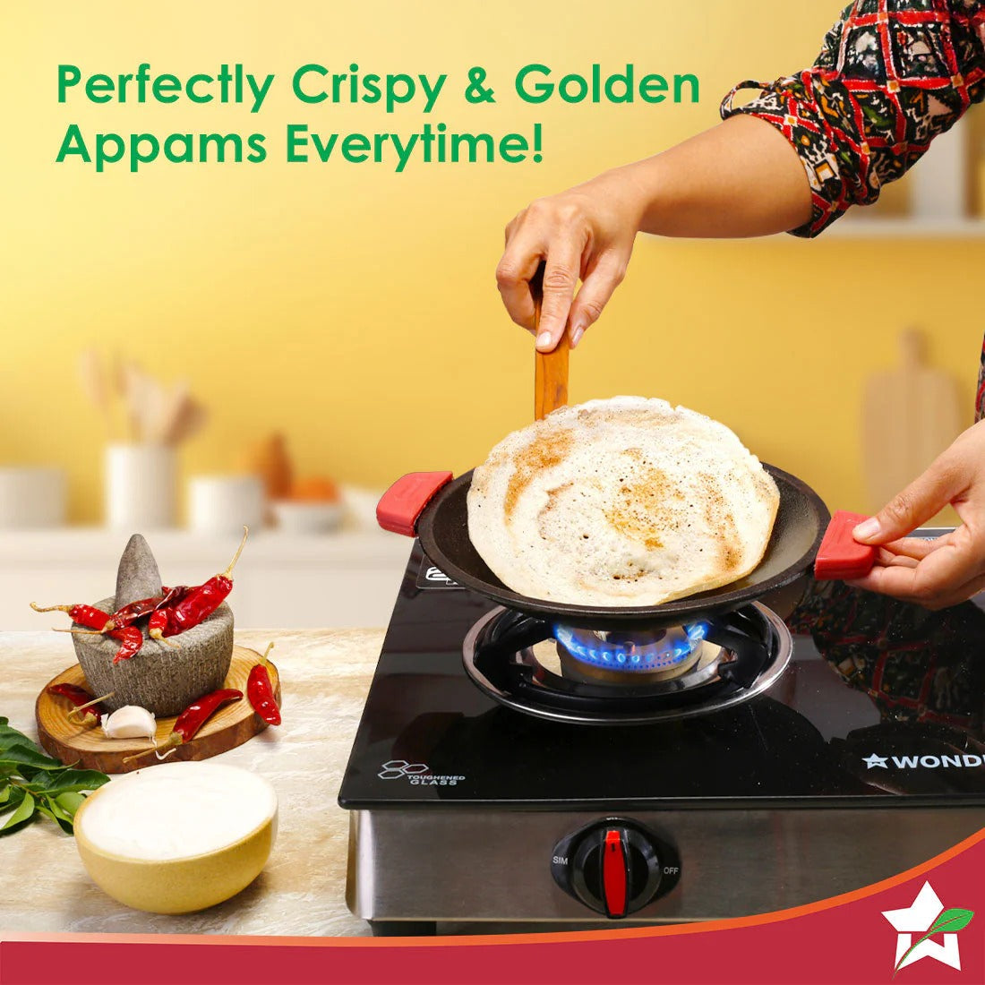Cast Iron Appachetty 20 cm Naturally Non-Stick