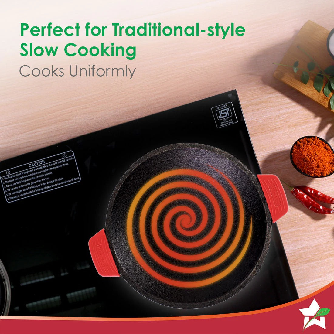 Cast Iron Appachetty 20 cm Naturally Non-Stick