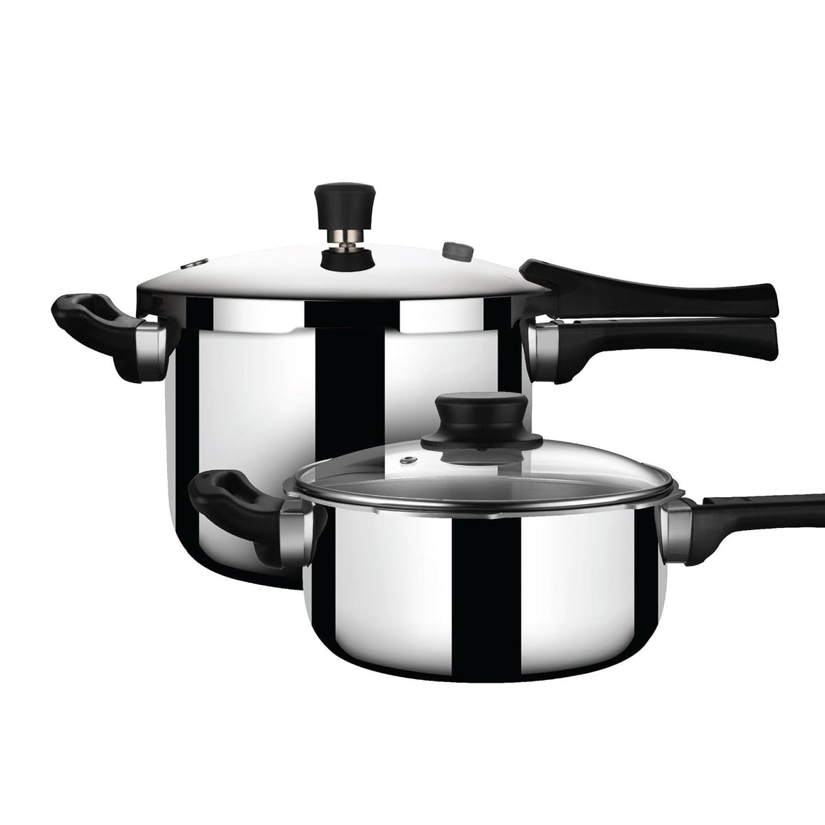 Cooker Duo Pressure Cooker Set 3L + 5L
