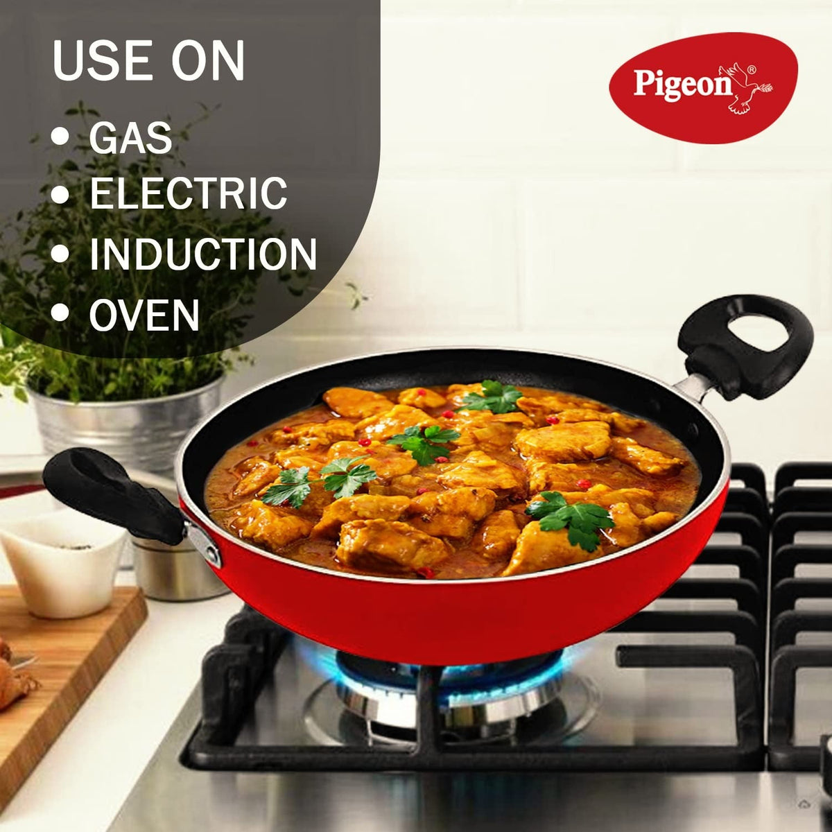 Storm Non-Stick Aluminium Kadai 200