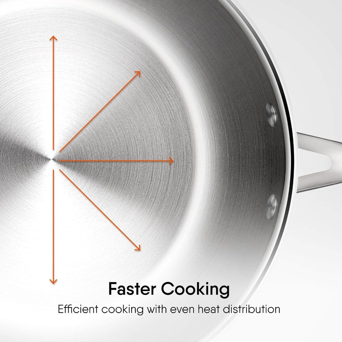 Fry Pan 20 cm Triply Stainless Steel