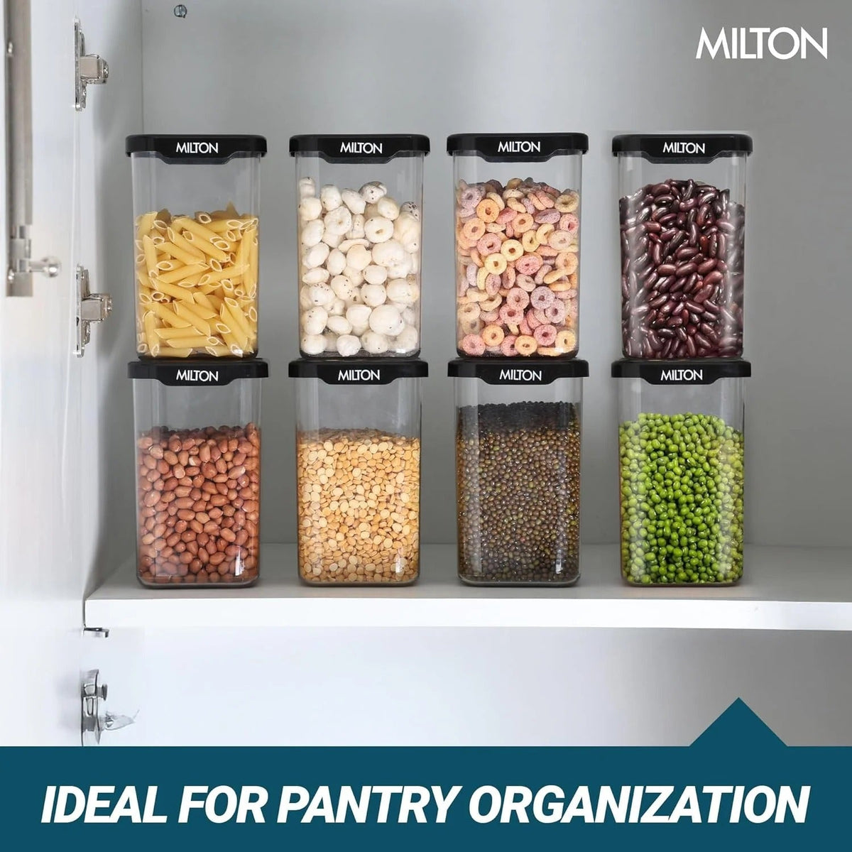 Square Containers Kitchen Storage Set of 6
